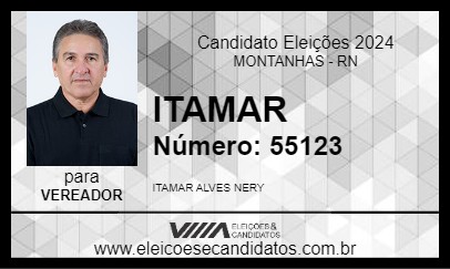 Candidato ITAMAR 2024 - MONTANHAS - Eleições