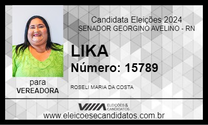 Candidato LIKA 2024 - SENADOR GEORGINO AVELINO - Eleições