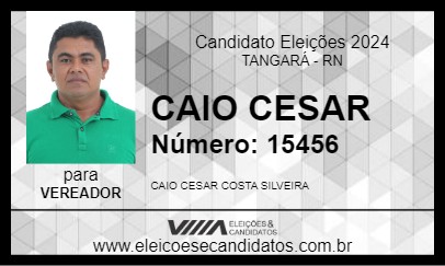 Candidato CAIO CESAR 2024 - TANGARÁ - Eleições