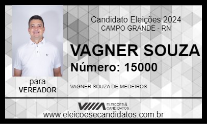 Candidato VAGNER SOUZA 2024 - CAMPO GRANDE - Eleições