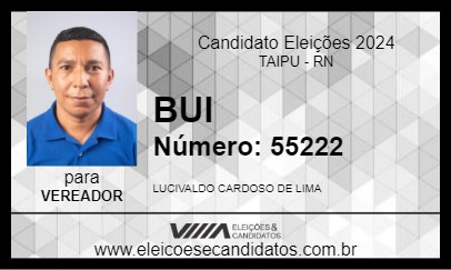 Candidato BUI 2024 - TAIPU - Eleições