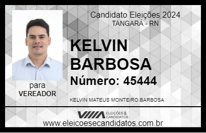 Candidato KELVIN BARBOSA 2024 - TANGARÁ - Eleições