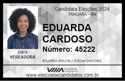 Candidato EDUARDA CARDOSO 2024 - TANGARÁ - Eleições