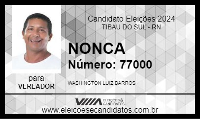 Candidato NONCA 2024 - TIBAU DO SUL - Eleições