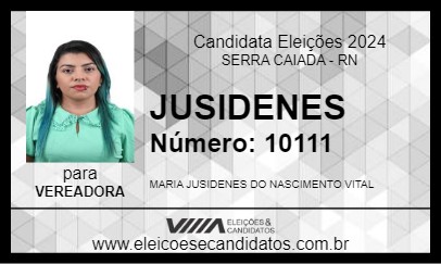 Candidato JUSIDENES 2024 - SERRA CAIADA - Eleições