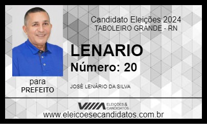 Candidato LENARIO 2024 - TABOLEIRO GRANDE - Eleições