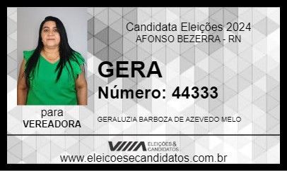 Candidato GERA 2024 - AFONSO BEZERRA - Eleições