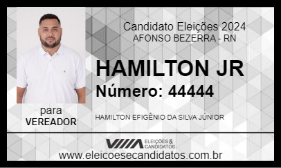 Candidato HAMILTON JR 2024 - AFONSO BEZERRA - Eleições