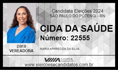 Candidato CIDA DA SAÚDE 2024 - SÃO PAULO DO POTENGI - Eleições