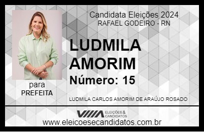 Candidato LUDMILA AMORIM 2024 - RAFAEL GODEIRO - Eleições