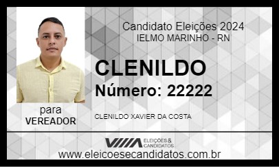 Candidato CLENILDO 2024 - IELMO MARINHO - Eleições