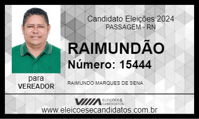 Candidato RAIMUNDÃO 2024 - PASSAGEM - Eleições