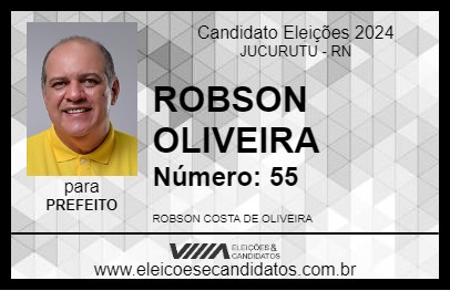 Candidato ROBSON OLIVEIRA 2024 - JUCURUTU - Eleições