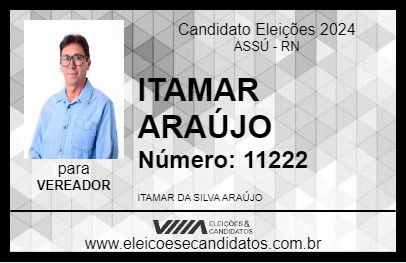 Candidato ITAMAR ARAÚJO 2024 - ASSÚ - Eleições