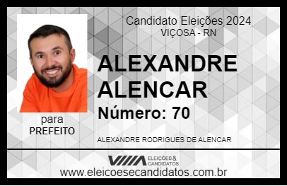 Candidato ALEXANDRE ALENCAR 2024 - VIÇOSA - Eleições