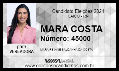 Candidato MARA COSTA 2024 - CAICÓ - Eleições