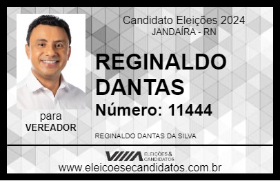 Candidato REGINALDO DANTAS 2024 - JANDAÍRA - Eleições