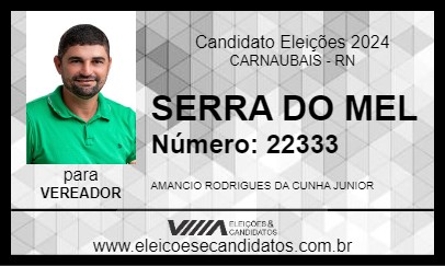 Candidato SERRA DO MEL 2024 - CARNAUBAIS - Eleições