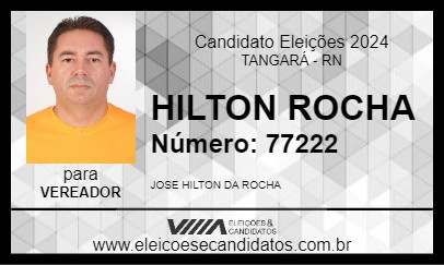 Candidato HILTON ROCHA 2024 - TANGARÁ - Eleições