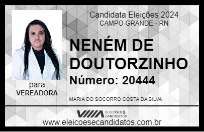 Candidato NENÉM DE DOUTORZINHO 2024 - CAMPO GRANDE - Eleições