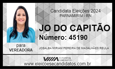 Candidato JO DO CAPITÃO 2024 - PARNAMIRIM - Eleições