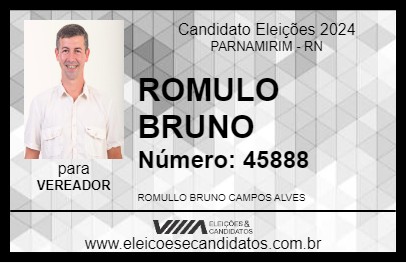 Candidato ROMULO BRUNO 2024 - PARNAMIRIM - Eleições