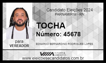 Candidato TOCHA 2024 - PARNAMIRIM - Eleições