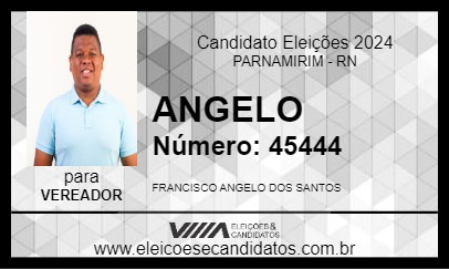 Candidato ANGELO 2024 - PARNAMIRIM - Eleições