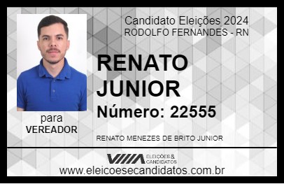 Candidato RENATO JUNIOR 2024 - RODOLFO FERNANDES - Eleições