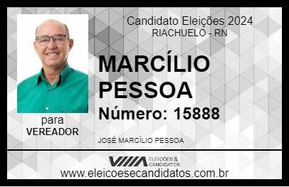 Candidato MARCÍLIO PESSOA 2024 - RIACHUELO - Eleições