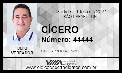 Candidato CÍCERO 2024 - SÃO RAFAEL - Eleições