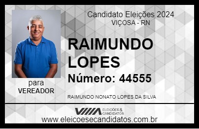 Candidato RAIMUNDO LOPES 2024 - VIÇOSA - Eleições