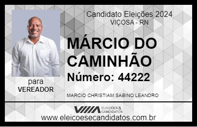 Candidato MÁRCIO DO CAMINHÃO 2024 - VIÇOSA - Eleições