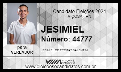 Candidato JESIMIEL 2024 - VIÇOSA - Eleições