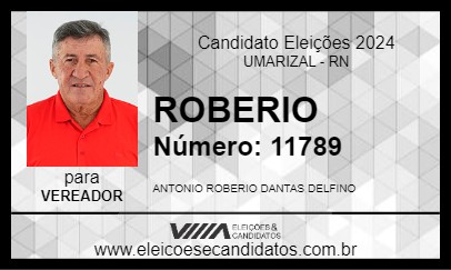 Candidato ROBERIO 2024 - UMARIZAL - Eleições