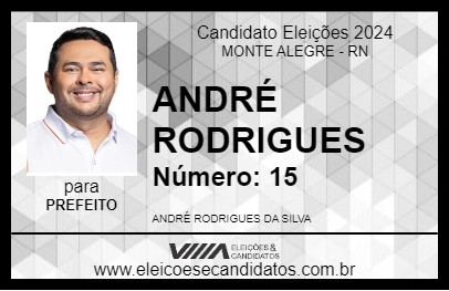 Candidato ANDRÉ RODRIGUES 2024 - MONTE ALEGRE - Eleições