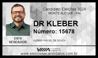 Candidato DR KLEBER 2024 - MONTE ALEGRE - Eleições