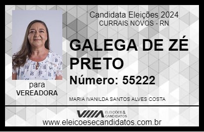 Candidato GALEGA DE ZÉ PRETO 2024 - CURRAIS NOVOS - Eleições