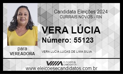 Candidato VERA LÚCIA 2024 - CURRAIS NOVOS - Eleições