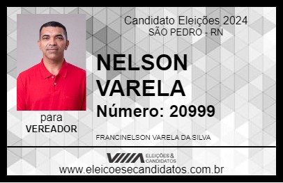 Candidato NELSON VARELA 2024 - SÃO PEDRO - Eleições