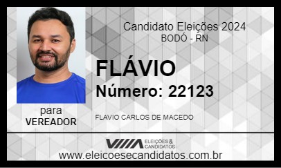 Candidato FLÁVIO 2024 - BODÓ - Eleições