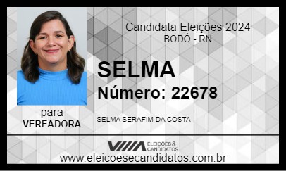 Candidato SELMA 2024 - BODÓ - Eleições