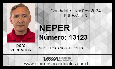 Candidato NEPER 2024 - PUREZA - Eleições