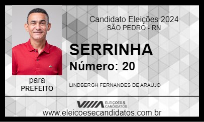 Candidato SERRINHA 2024 - SÃO PEDRO - Eleições