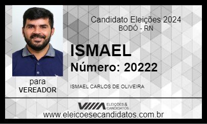 Candidato ISMAEL 2024 - BODÓ - Eleições