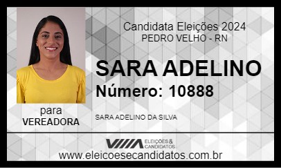 Candidato SARA ADELINO 2024 - PEDRO VELHO - Eleições