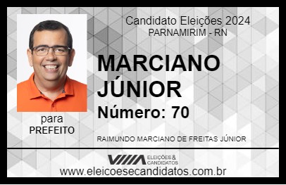 Candidato MARCIANO JÚNIOR 2024 - PARNAMIRIM - Eleições