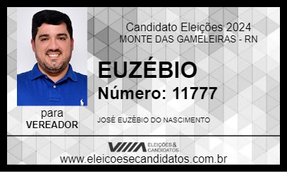 Candidato EUZÉBIO 2024 - MONTE DAS GAMELEIRAS - Eleições