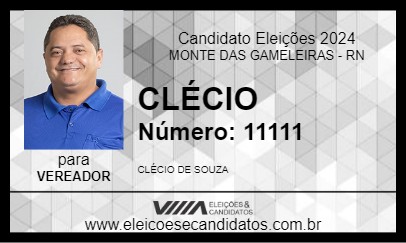 Candidato CLÉCIO 2024 - MONTE DAS GAMELEIRAS - Eleições