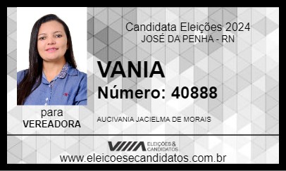 Candidato VANIA 2024 - JOSÉ DA PENHA - Eleições